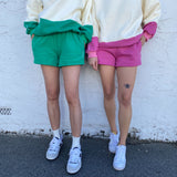 Adult Frankie Colour Block Jumper - Pink