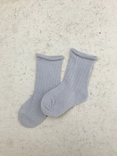 Load image into Gallery viewer, Ribbed Socks - Sky Blue