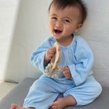 Bambi Waffle Cotton Set - Icy Blue