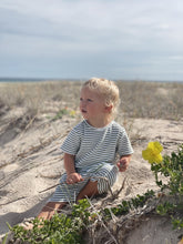 Load image into Gallery viewer, Magnolia Terry Towel Playsuit - Fern Stripe