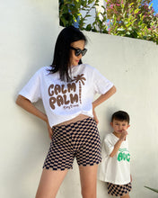 Load image into Gallery viewer, Adult Spencer Checkerboard Knit Shorts - Navy
