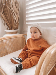Woodie 3D Logo Tracksuit - Cinnamon