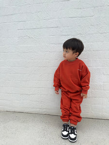 Woodie 3D Logo Tracksuit - Rust