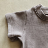 River Mini Ribbed Set - Soft Grey